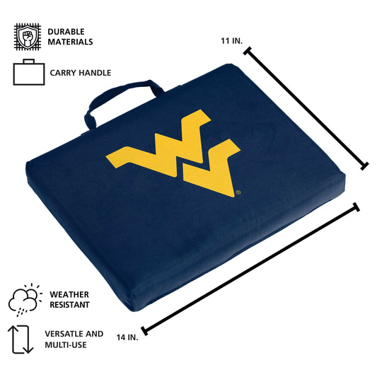 West Virginia Bleacher Cushion - Logo Brands - Flyclothing LLC
