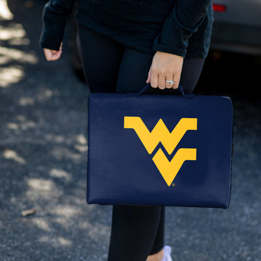 West Virginia Bleacher Cushion - Logo Brands - Flyclothing LLC