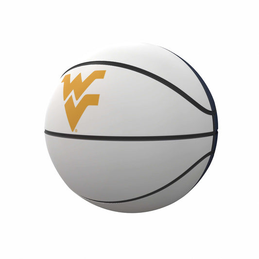 West Virginia University Navy Mini Size Autograph Basketball f/ Primary Logo - Logo Brands - Flyclothing LLC