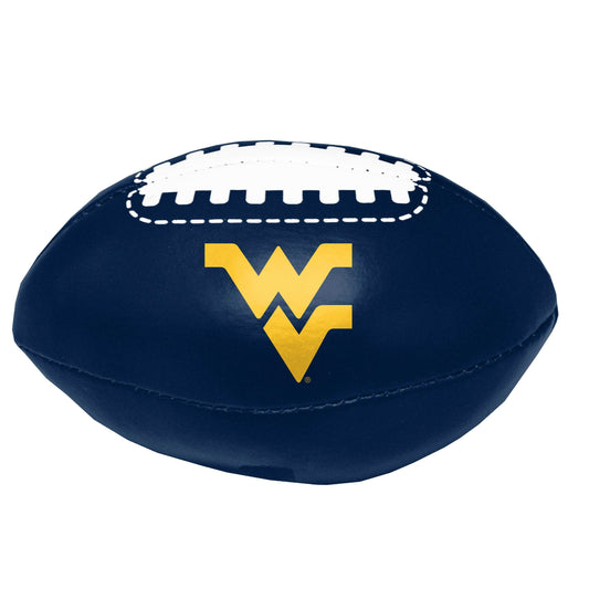 West Virginia Micro Soft Football - Logo Brands - Flyclothing LLC