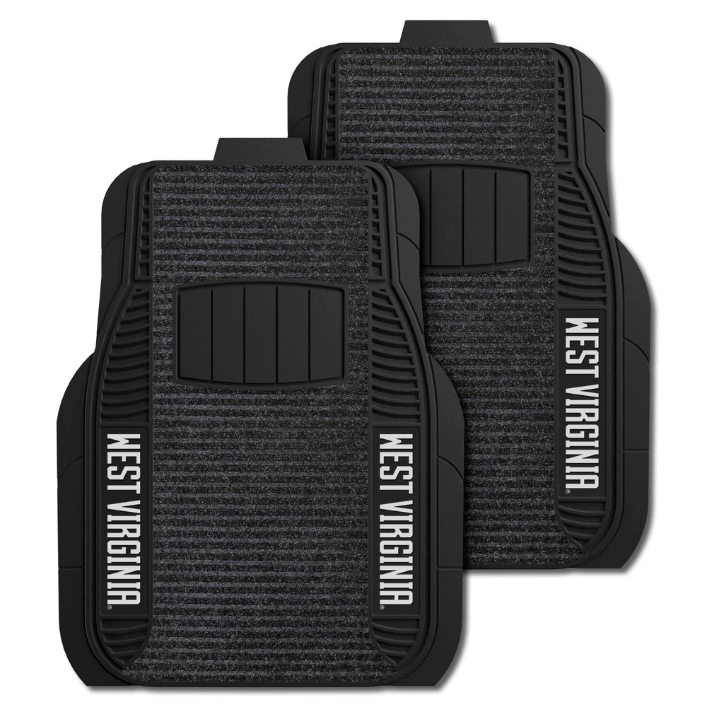 West Virginia University 2-pc Deluxe Car Mat Set - Logo Brands - Flyclothing LLC