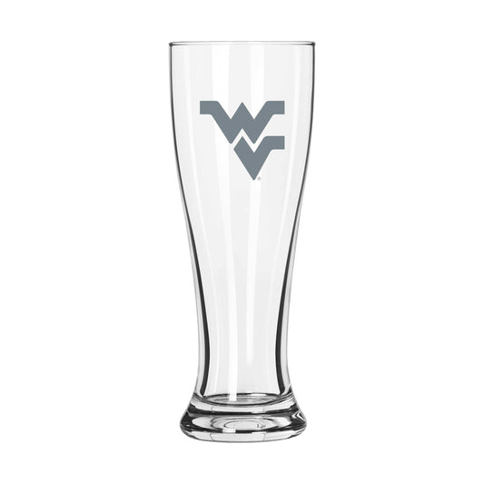 West Virginia 16oz Frost Pilsner Glass - Logo Brands - Flyclothing LLC