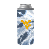 West Virginia 12oz Tie Dye Slim Can Coolie