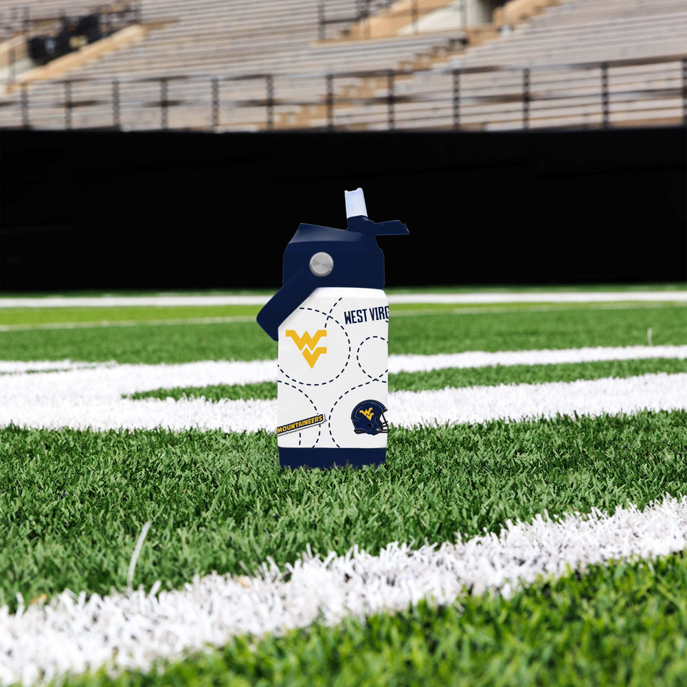 West Virginia 12oz Mascot SS Kids Bottle - Logo Brands - Flyclothing LLC