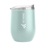 West Virginia 16oz Vertical Powder Coat Curved Beverage