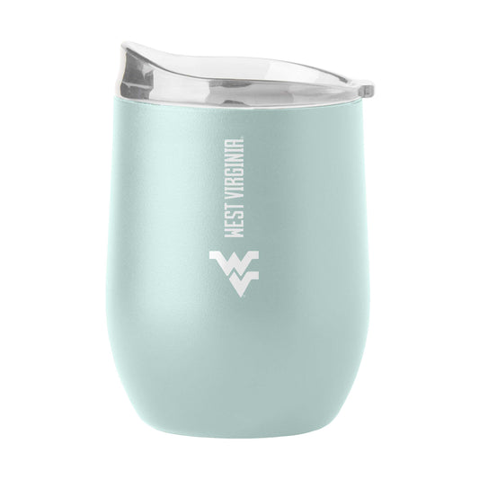 West Virginia 16oz Vertical Powder Coat Curved Beverage - Logo Brands - Flyclothing LLC