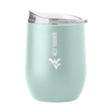 West Virginia 16oz Vertical Powder Coat Curved Beverage