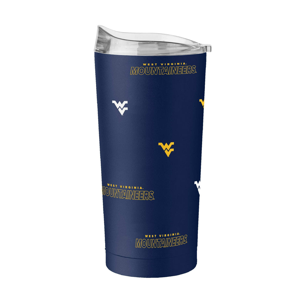 West Virginia 20oz Step And Repeat Powder Coat Tumbler - Logo Brands - Flyclothing LLC