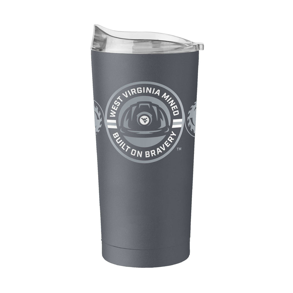 West Virginia Built on Bravery 2025 20oz Powder Coat Tumbler - Logo Brands - Flyclothing LLC