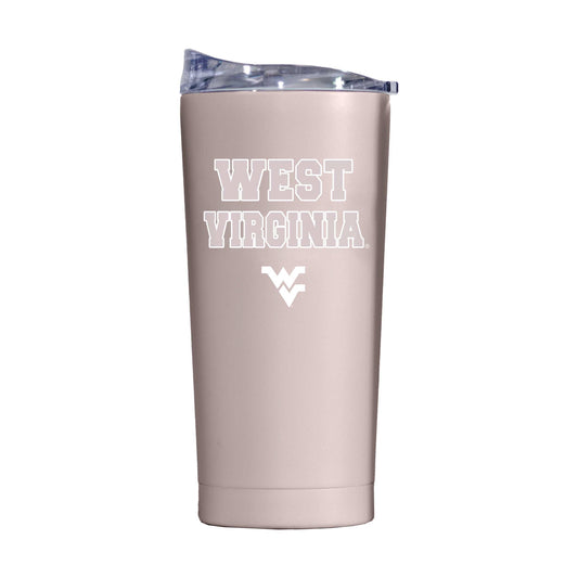 West Virginia 20oz Stencil Powder Coat Tumbler - Logo Brands - Flyclothing LLC