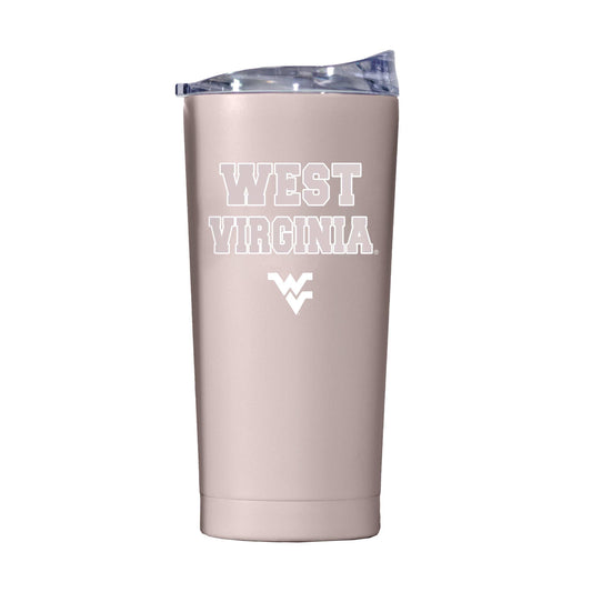 West Virginia 20oz Stencil Powder Coat Tumbler - Logo Brands - Flyclothing LLC