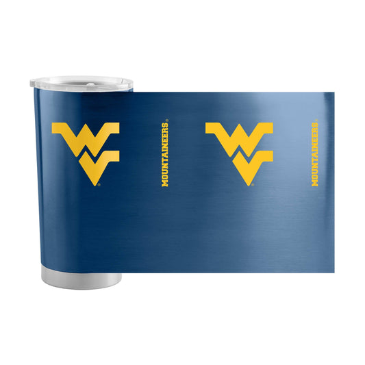 West Virginia 1 Color 20oz Gameday Stainless Tumbler - Logo Brands - Flyclothing LLC