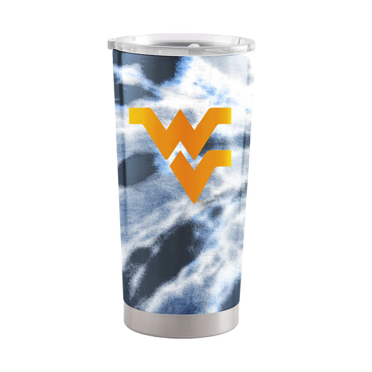 West Virginia 20oz Tie Dye Stainless Steel Tumbler - Logo Brands - Flyclothing LLC