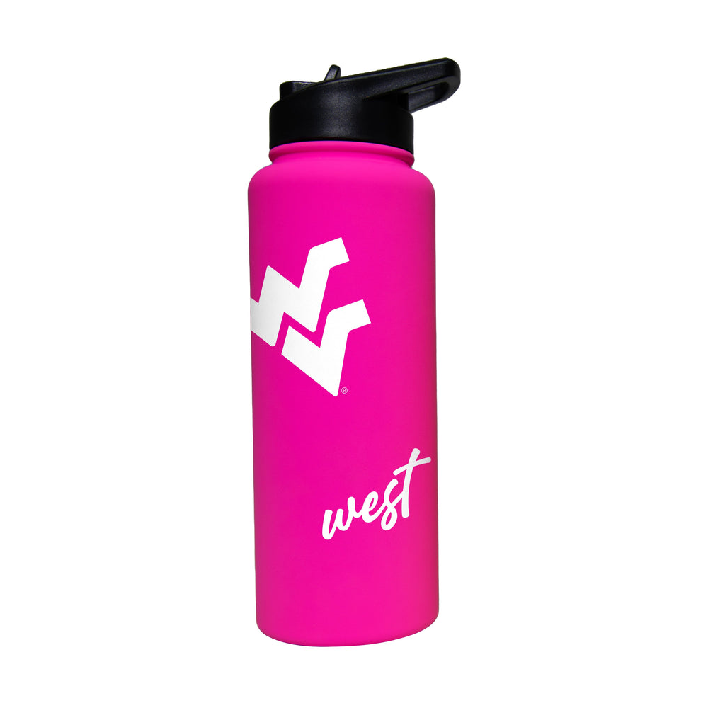 West Virginia 34oz Electric Bold Soft Touch Quencher