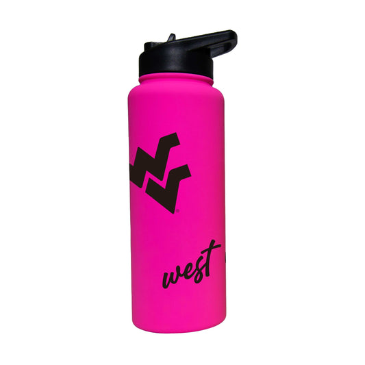 West Virginia 34oz Electric Bold Soft Touch Quencher - Logo Brands - Flyclothing LLC