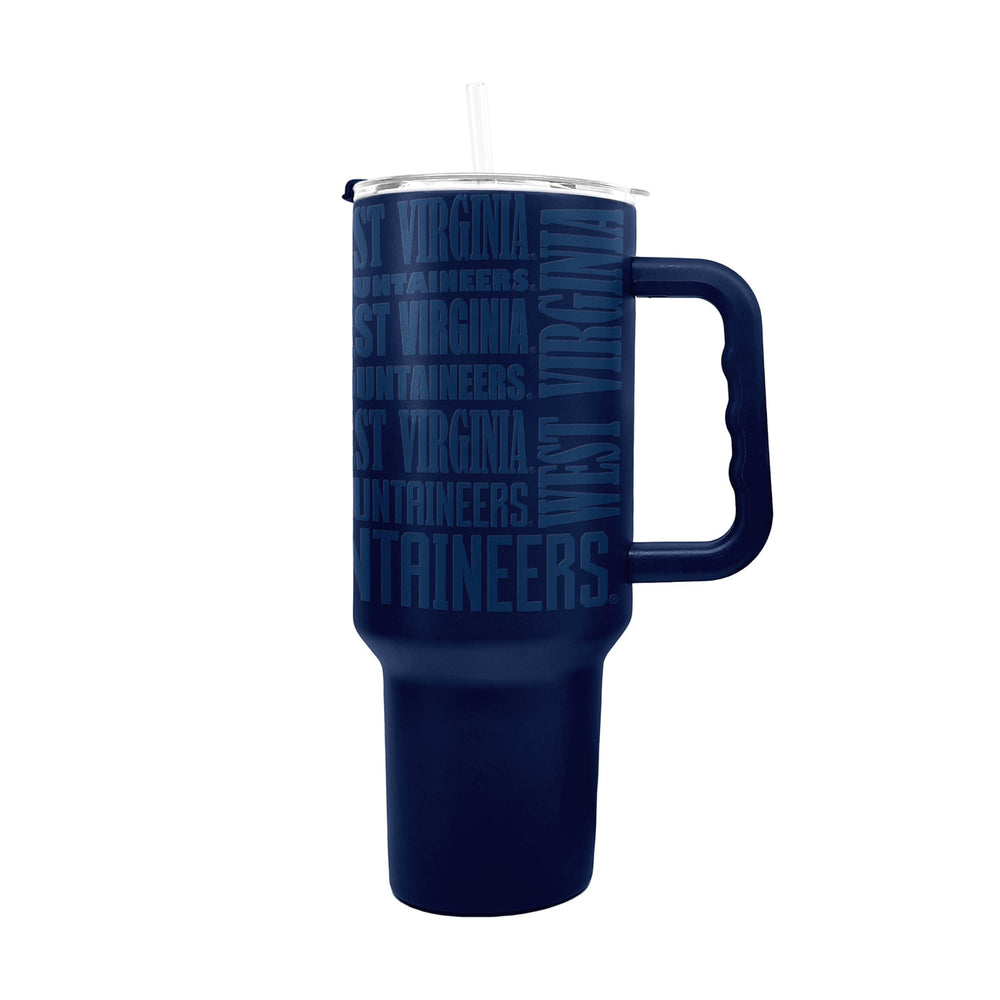 West Virginia 40oz Replay Powder Coat Tumbler - Logo Brands - Flyclothing LLC