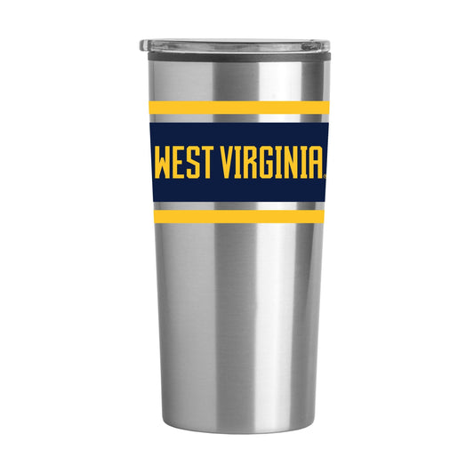 West Virginia Stripe 20 oz Fusion Tumbler - Logo Brands - Flyclothing LLC