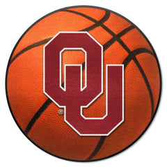 Oklahoma Sooners Basketball Rug - 27in. Diameter - Oklahoma