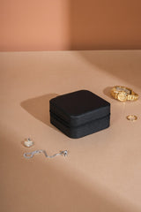 PU Leather Square Jewelry Box - Trendsi