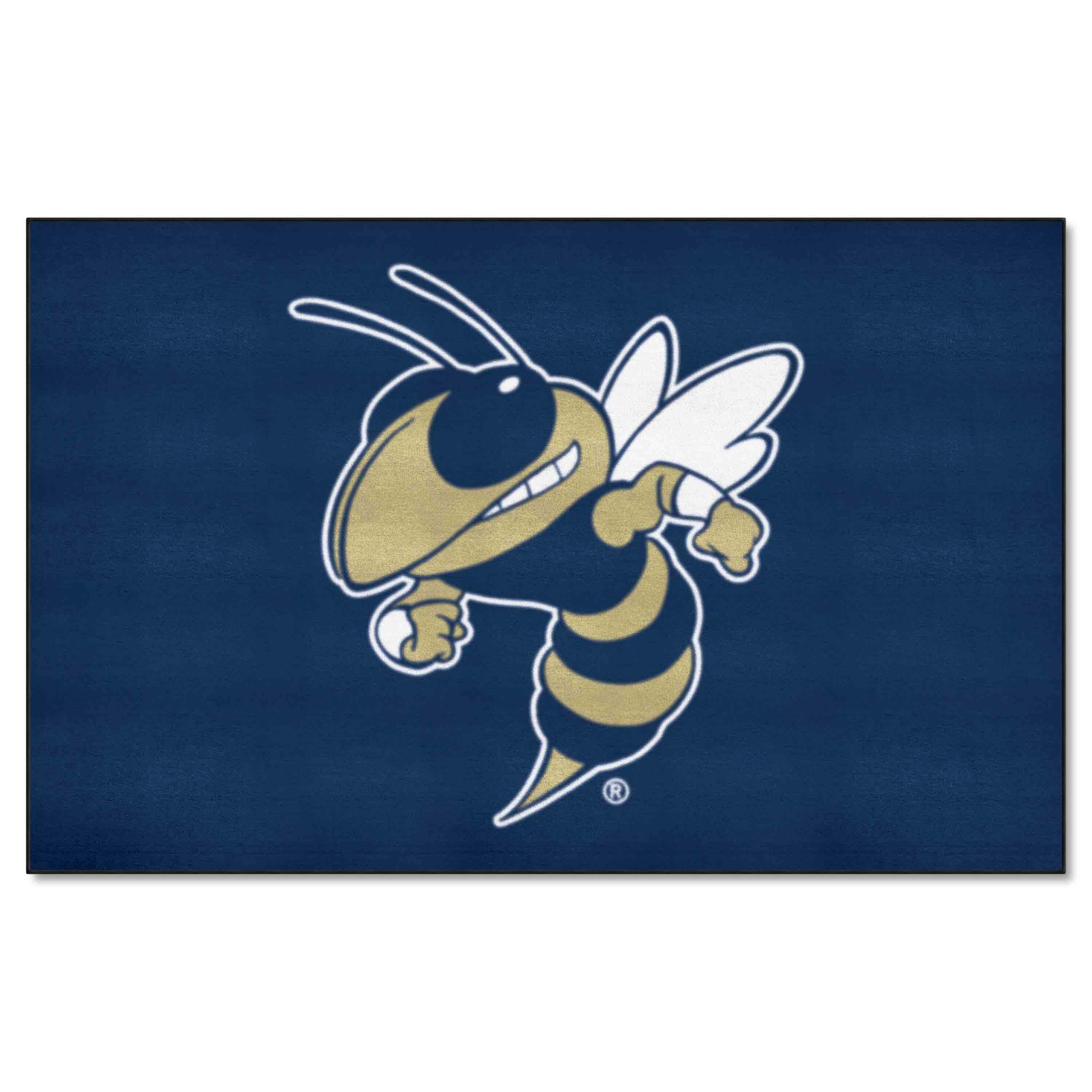 Georgia Tech Yellow Jackets Ulti-Mat Rug - 5ft. x 8ft., Buzz - Georgia Tech