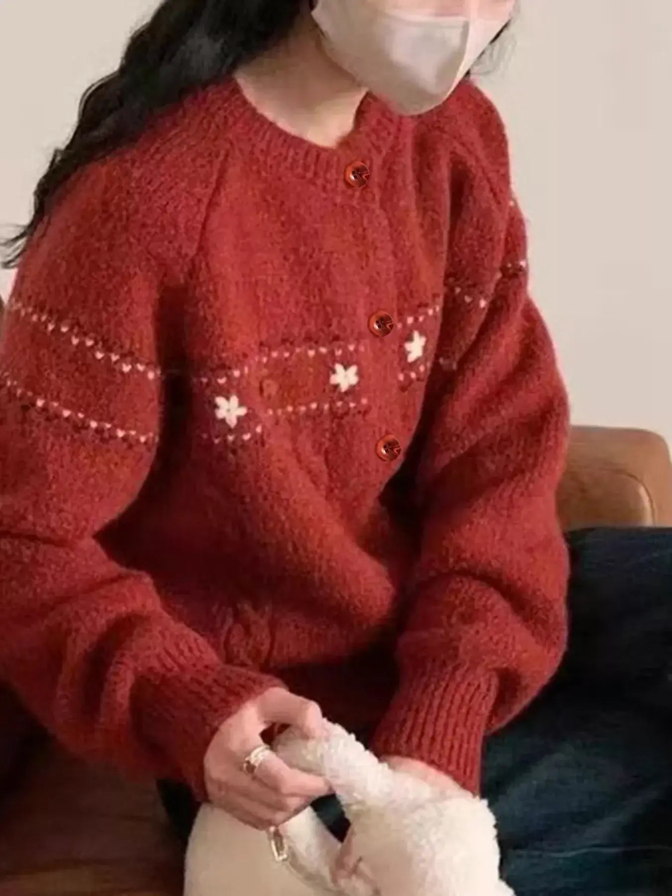 Cable Knit Button Up Cardigan - Trendsi - Flyclothing LLC