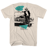 DWIGHT YOAKAM GUITARS AND CADILLACS ALBUM COVER FRT/BACK NATURAL T-SHIRT