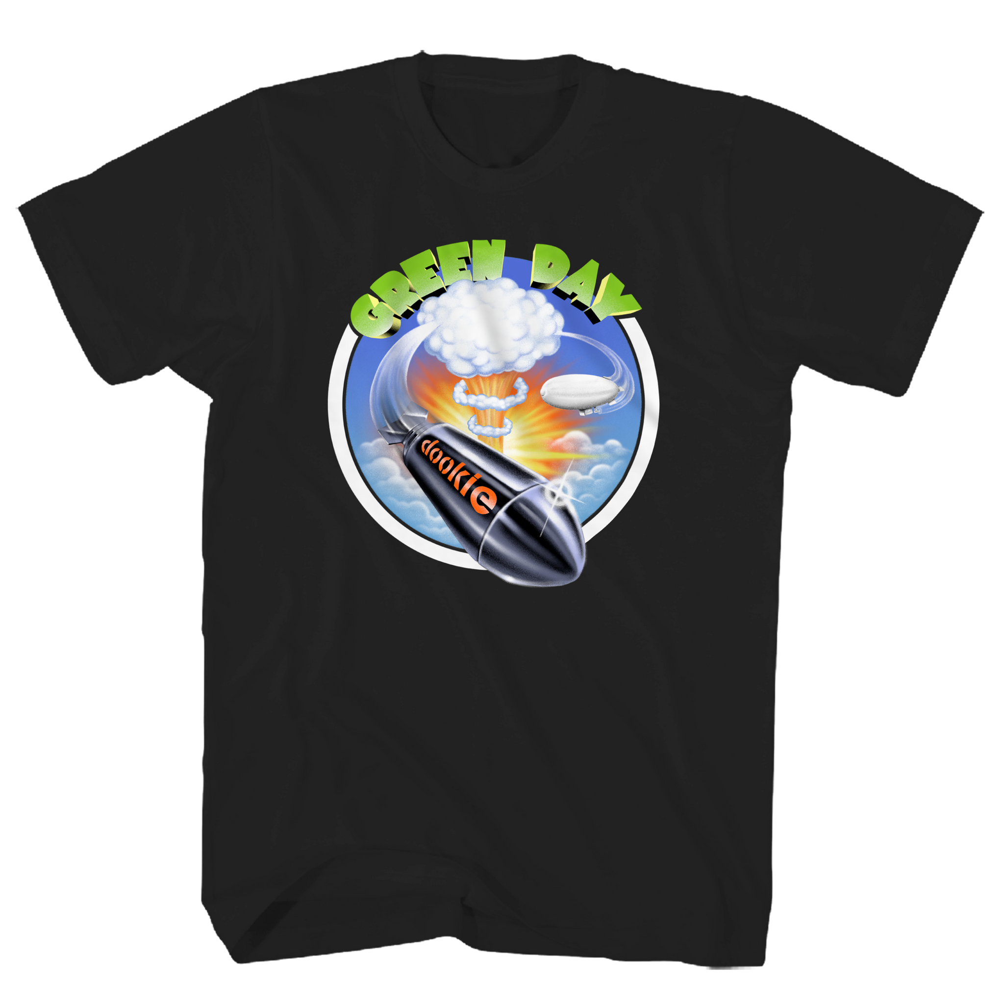 GREEN DAY DOOKIE ROCKET BLACK TEE