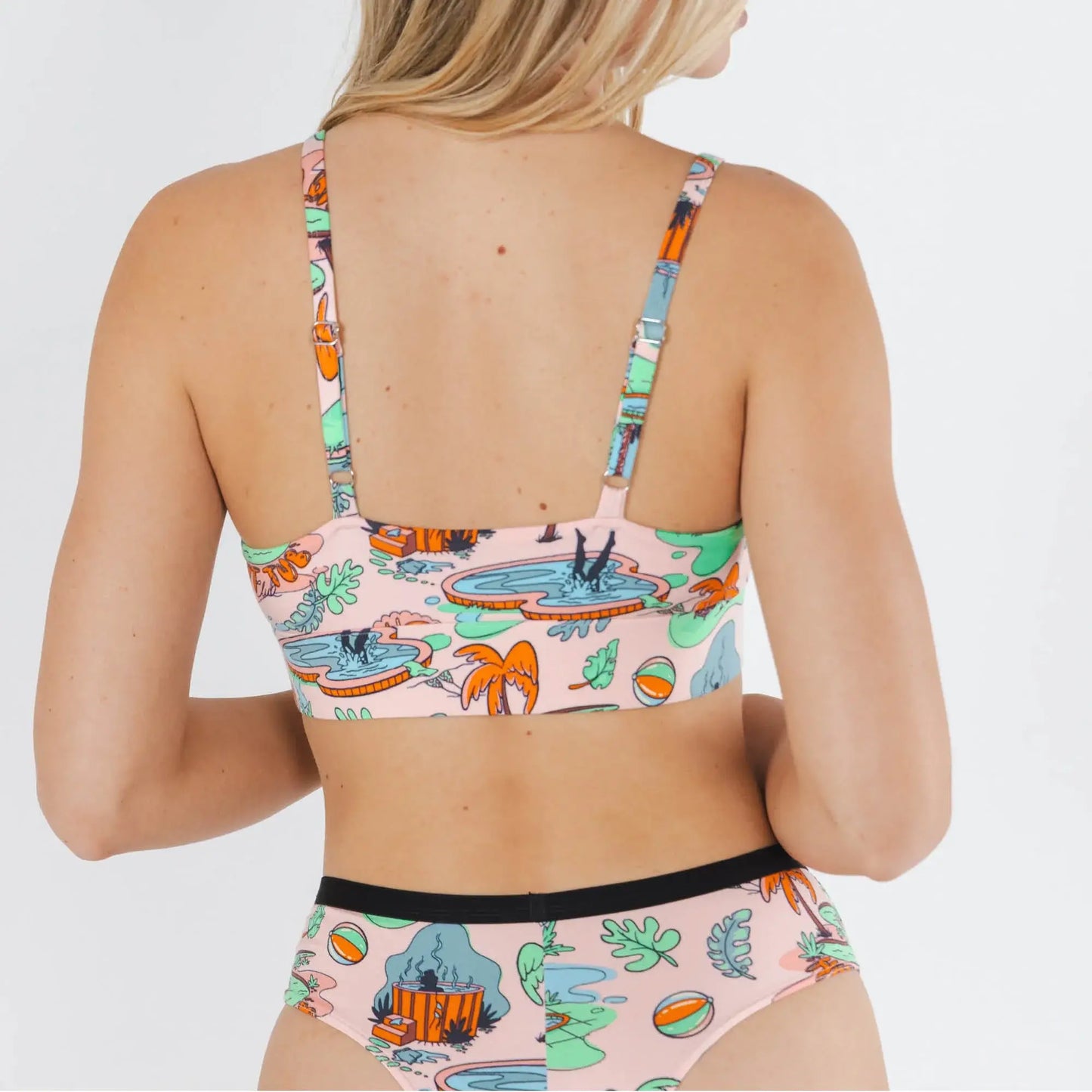 The Motel Hotel | Palm Springs Tropical Boob Hammock™ Scoop Bralette - Shinesty - Flyclothing LLC