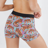 The Go Get 'Em | Abstract Tigers Women’s Boxers - Shinesty - Flyclothing LLC