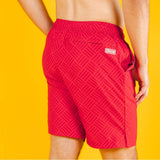 The Hot Dogs Or Legs | Wienerschnitzel x Shinesty Ball Hammock® Pouch 8" Swim Trunks - Shinesty - Flyclothing LLC