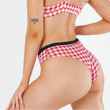 The Hot Diggity | Red Gingham Cheeky Underwear - Shinesty - Flyclothing LLC