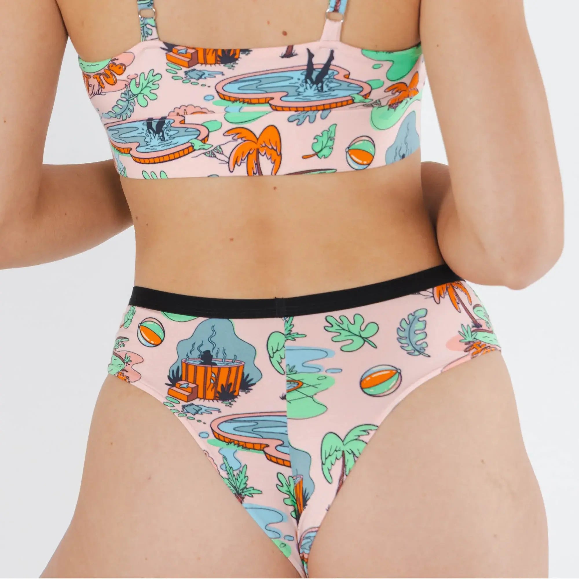 The Motel Hotel | Palm Springs Tropical Cheeky Underwear - Shinesty - Flyclothing LLC