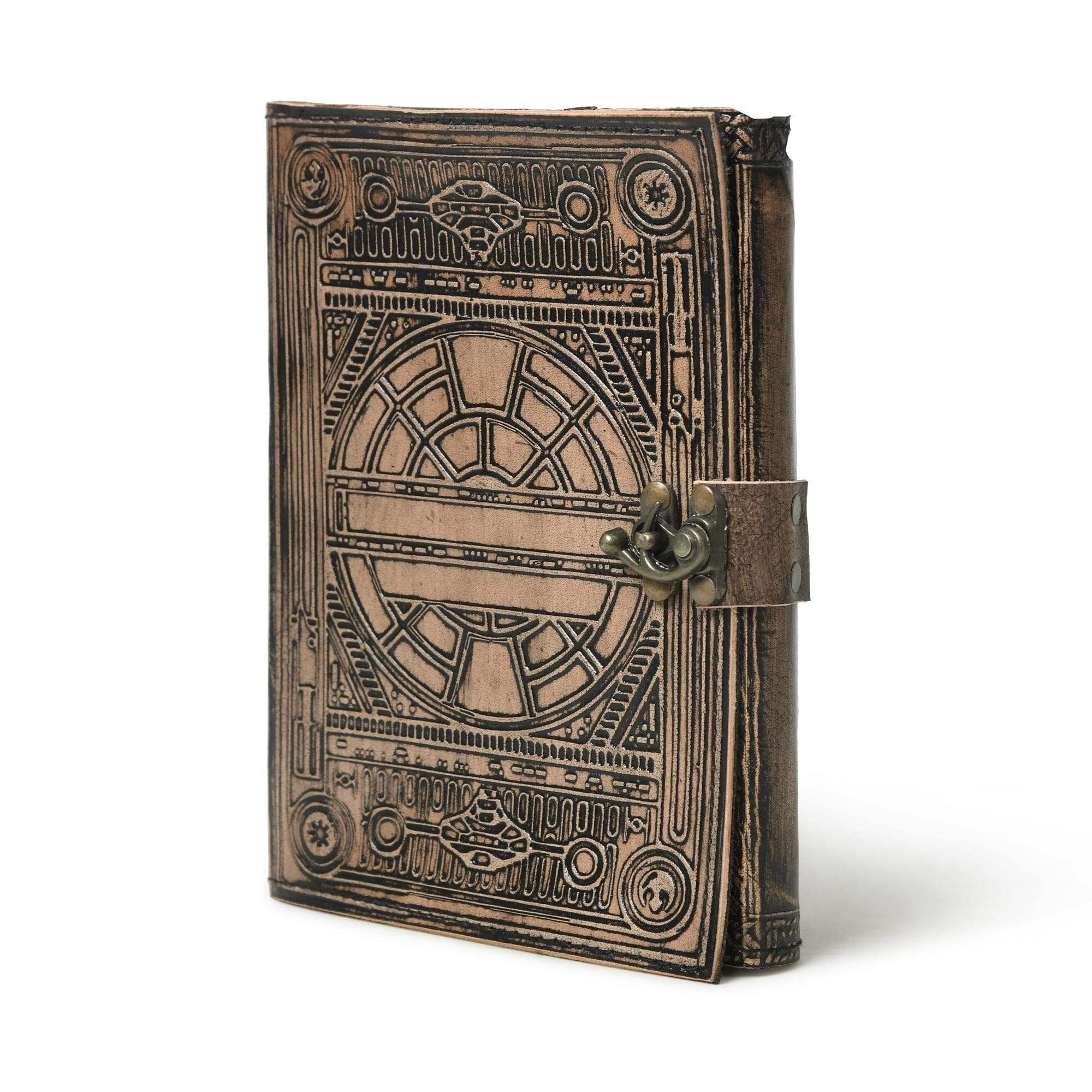 Star Wars Leather Journal - Light Brown - Classy Leather Bags - Flyclothing LLC