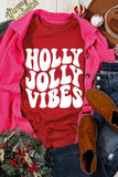 Letter Graphic Round Neck Long Sleeve Sweatshirt - Trendsi - Flyclothing LLC