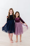 Amethyst Velvet Tutu Dress