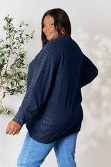 Basic Bae Full Size Ribbed Cocoon Cardigan - ShopBasicbae - Flyclothing LLC