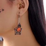 Halloween Spider Web Earrings - Trendsi - Flyclothing LLC