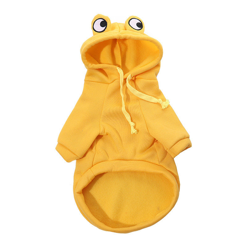 Soft Warm Cat Clothes For Small Dogs Cats Funny Halloween Cosplay Frog Costume Kitten Creative Sweatshirts Pet Autumn Hoodies - My Store - Flyclothing LLC