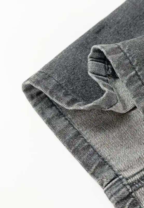 Wide Strap Button Down Denim Overall Dress - Trendsi - Flyclothing LLC