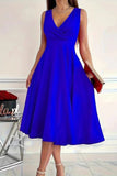 Sleeveless Midi Dress - Trendsi