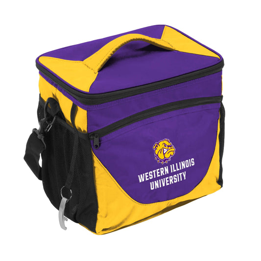 Western Illinois 24 Can Cooler - Logo Brands - Flyclothing LLC