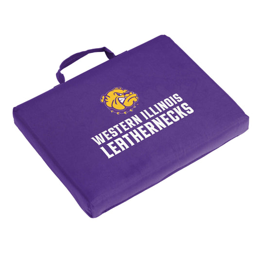 Western Illinois Bleacher Cushion - Logo Brands - Flyclothing LLC
