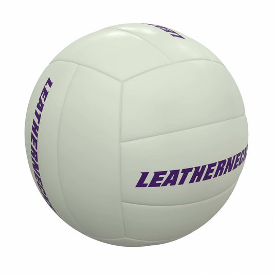 Western Illinois University White volleyball f/ Primary Wdmk - Logo Brands - Flyclothing LLC