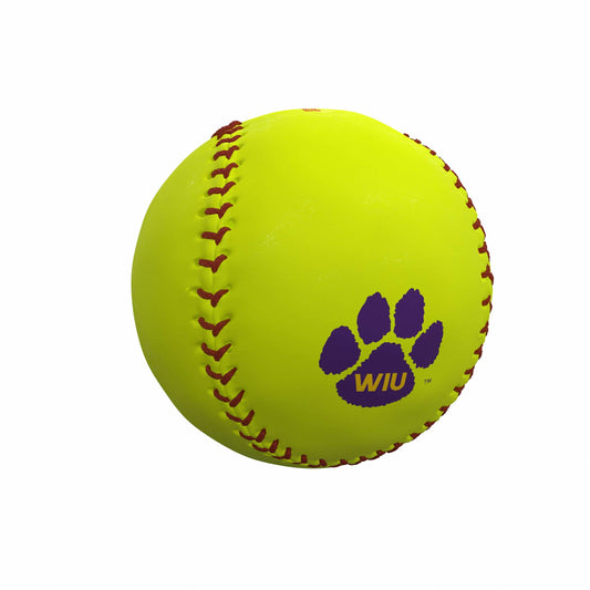 Western Illinois University Yellow Softball f/ Primary Logo - Logo Brands - Flyclothing LLC