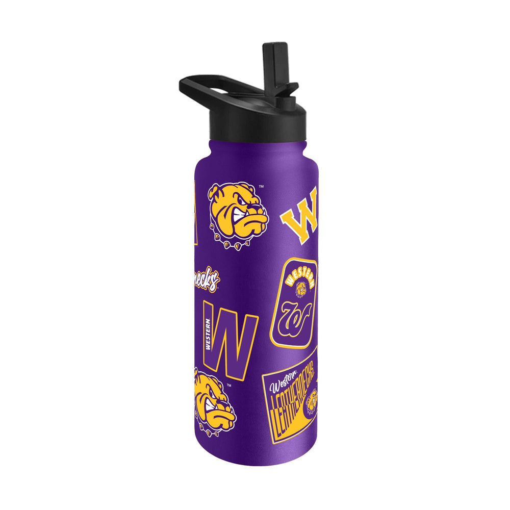 Western Illinois 34oz Dreamweave Quencher Bottle - Logo Brands - Flyclothing LLC