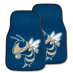 Georgia Tech Yellow Jackets Front Carpet Car Mat Set - 2 Pieces, Buzz - Georgia Tech