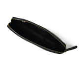 Classic Black Leather Clutch - Classy Leather Bags - Flyclothing LLC