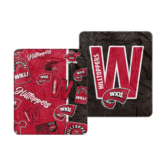 Western Kentucky Dream Weave Throw 50x60 - Logo Brands - Flyclothing LLC