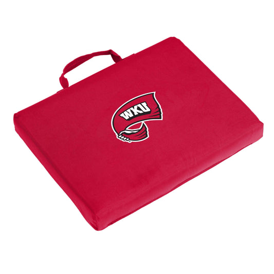 Western Kentucky Red Bleacher Cushion f/ Towel Logo - Logo Brands - Flyclothing LLC
