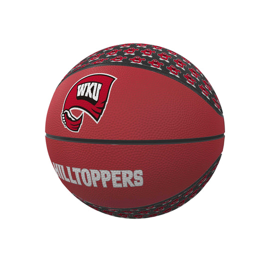Western Kentucky Mini Size Rubber Basketball - Logo Brands - Flyclothing LLC